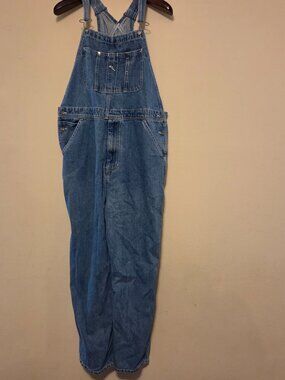 Craftsman Denim Bib Overalls 38x30 Workwear 100% Cotton Blue Jeans
